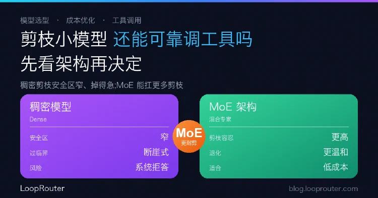 为省钱剪枝的小模型,还能可靠调工具吗?先看架构再决定